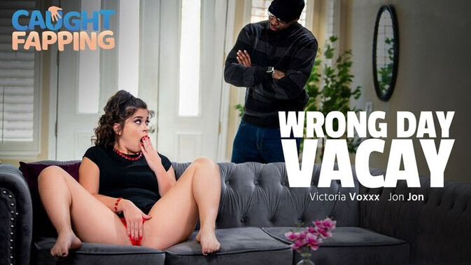 Caught Fapping - Jon Jon - Victoria Voxxx - Shaved Pussy Fingering Leads to Doggystyle with Jon Jon / 15.12.2024