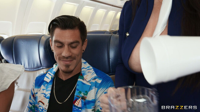 Brazzers - Ricky Johnson - Angela White - Mazee The Goat - Flight Attendant Blowjob: Part 2 with Ricky Johnson / 12.12.2024