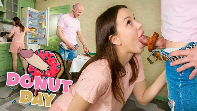 Club Sweethearts - Maddy Nelson - Aleks Sam - Brunette Beauty Gets Naughty on Donut Day / 07.06.2024
