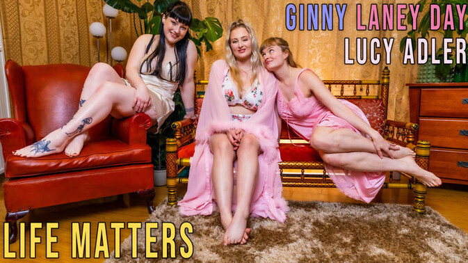Girls Out West - Laney - Ginny - Lucy Adler - Laney, Ginny & Lucy Adler's Big Tit Lesbian Romp / 14.10.2023