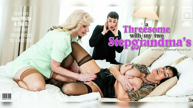 Mature.nl - Inna White - Ella O. - Bruno Baxter - Step-Granny Inna and Ella Take Me on a Wild Ride / 03.05.2024