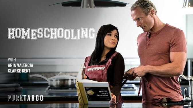 Pure Taboo - Clarke Kent - Aria Valencia - Interracial Homeschooling Desires / 10.10.2023