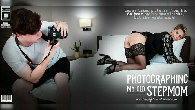 Mature.nl - Irenka - Lenny Yankee - Wife Irenka's Naughty Photoshoot Turns into Hardcore Fucking with Stepson / 29.03.2024