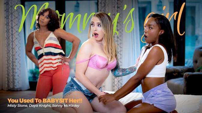 Mommy's Girl - Misty Stone - Daya Knight - Sonny Mckinley - Freaky Fingers for the Blonde Babysitter! / 24.02.2023