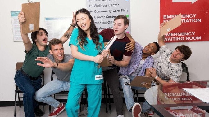 Brazzers - Alex Jones - Lulu Chu - JP - Anthony Pierce - Elias Cash - Mazee The Goat - Johnny Palms - Lawson Jones - Facial Frenzy 2: Medical Mishaps / 08.02.2023