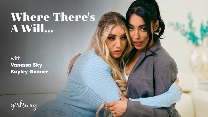 Girlsway - Vanessa Sky - Kayley Gunner - Interracial Pussy Licking Frenzy / 01.02.2023
