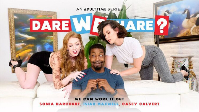 Red Head Collection - Casey Calvert - Isiah Maxwell - Sonia Harcourt - Doggystyle Interracial Action with Cumshot / 06.10.2023