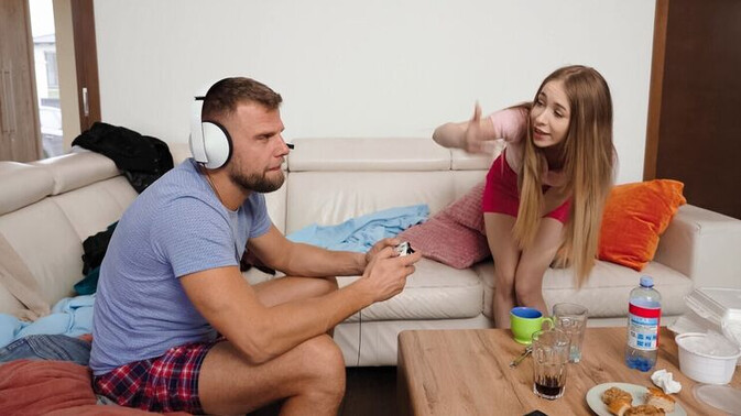 Teens Love Huge Cocks - Vince Karter - Nata Ocean - Pierced Teen Fucked in Thong / 14.01.2023