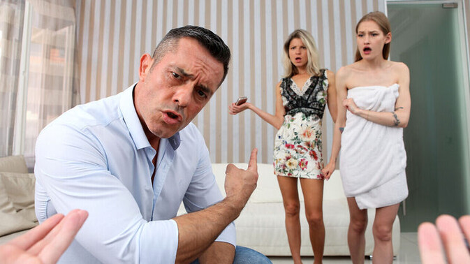 Family Swap - Gina Gerson - Tiffany Tatum - Long Hair, Don't Care: A Blonde Family Foursome - S8:E1 / 16.09.2023