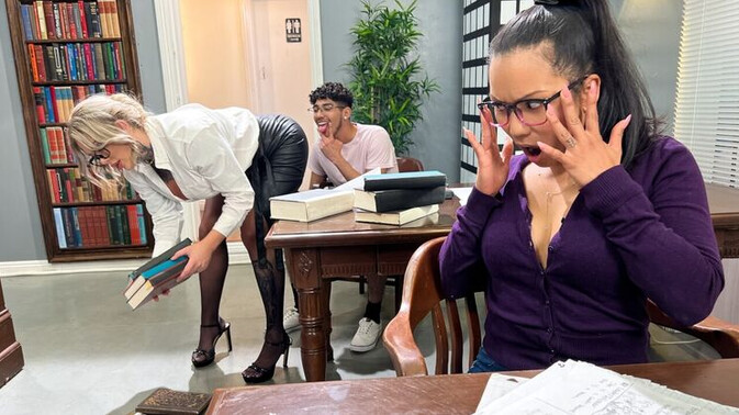 Lil Humpers - Diego Perez - Christina Savoy - Latina Co-ed's Library Lust / 14.09.2023
