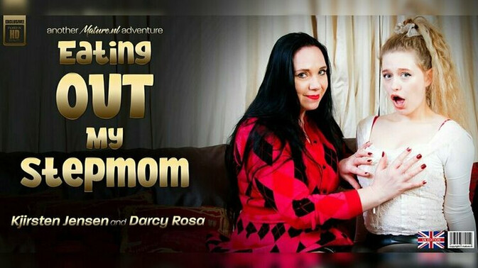Mature.nl - Darcy Rosa (EU) - Kjirsten Jensen (EU) - Lesbian Seduction: Darcy Rosa Eats Out Stepmom Kjirsten Jensen's Pussy / 05.09.2023