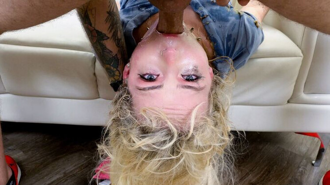 Evil Angel - Lilly Bell - Bryan Gozzling - Petite Lilly Bell Gagged and Facialed in Rough Sex / 17.01.2025