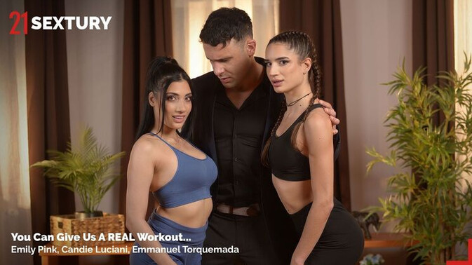 21 Sextury - Emily Pink - Candie Luciani - Emmanuel Torquemada - Skinny Brunettes Emily Pink & Candie Luciani in a Hardcore Anal Workout / 18.01.2025