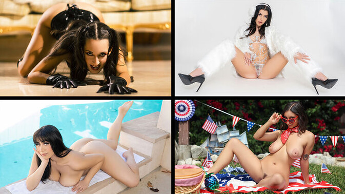 Team Skeet Selects - Violet Myers - Freya Von Doom - Lulu Chu - Madi Collins - Maya Woulfe - Scarlett Alexis - Lana Smalls - Hailey Rose - Gal Ritchie - TeamSkeet All Stars 2024: Skinny Babes, Stockings, and Cum on Tits / 12.01.2025