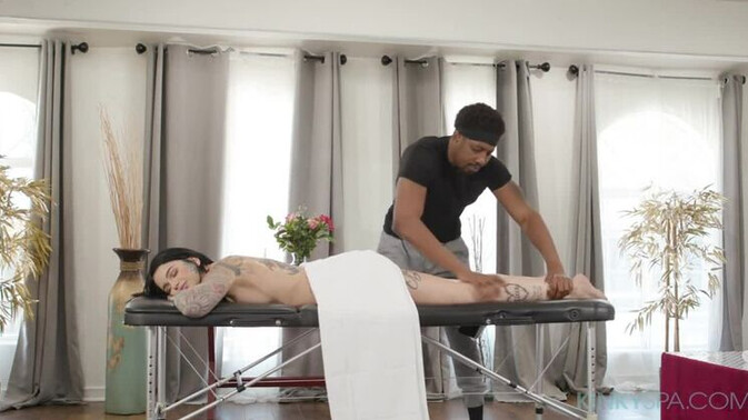 Kinky Spa - Leigh Raven - Interracial Fucking with Tattooed Babe Leigh Raven / 30.08.2021