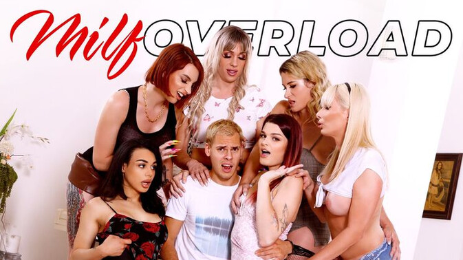 MILF Overload - Nikki Vicious - Eva Maxim - Cherry Mavrik - Janie Blade - Tony Sting - Asia Belle - Jamie Kelly - Redhead Rebels in Deepthroat Action / 27.10.2022