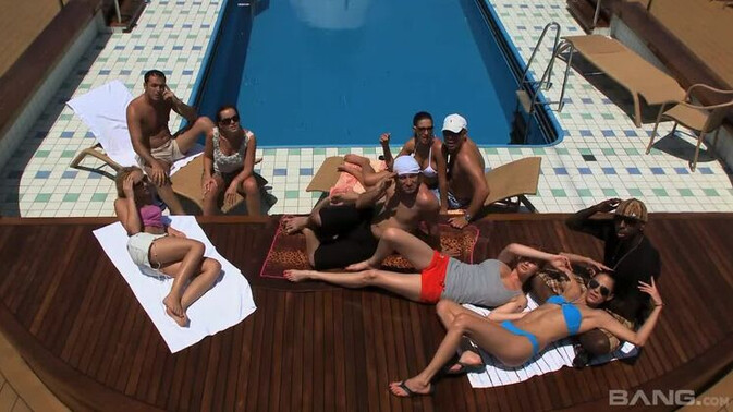 BANG.com - Nataly Von - Aliz - Aliz and NatalyGive a Handjob on the Lido Deck / 02.08.2021