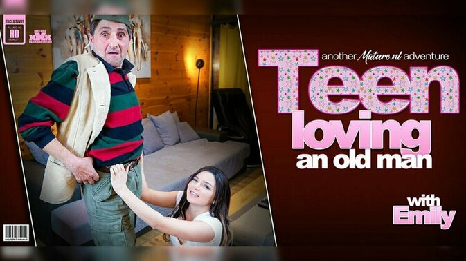 Mature.nl - Emily F. - Goran - Big Tit Teen Emily F. Fucked by Old Man Goran / 03.06.2023