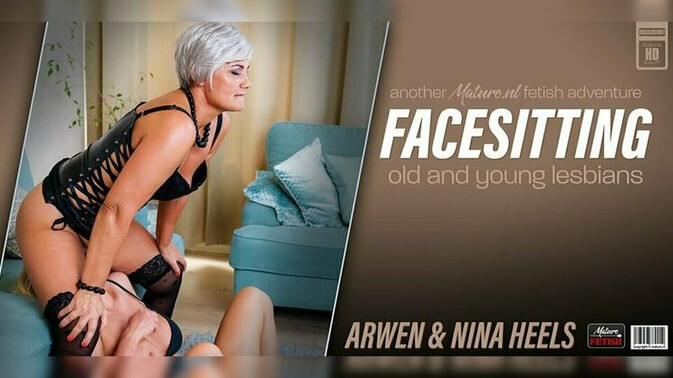 Mature.nl - Arwen - Nina Heels - Arwen and Nina Heels: Old and Young Lesbians in High Heel Heaven / 27.05.2023