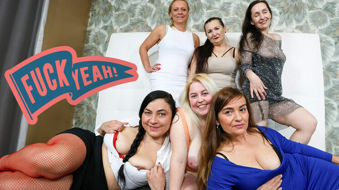 Grandmams - Yvette Moore - Christina Santes - Vittoria Bad - Anna Versailles - Danny Fontana - Camila Love - Dianna Miller - Senior Sex Adventures - Hairy and Shaved Grannies / 28.12.2024