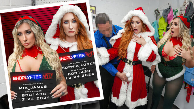 ShopLyfter MYLF - Sophia Locke - Jack Vegas - Mia James - Redhead and Brunette Threesome Steals the Show / 24.12.2024