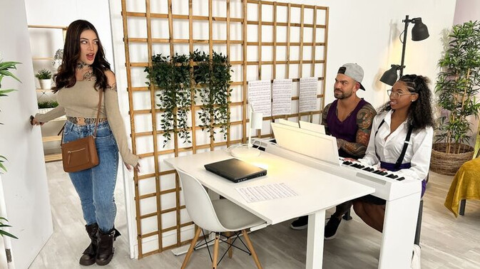 Crazy College GFs - Juan Lucho - Barbie Rous - Big Tits Tutor Takes Deepthroat and Doggystyle / 01.12.2024