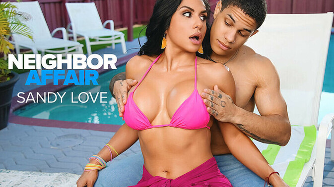 Neighbor Affair - Sandy Love - Mike Ox - Sandy Love's Oiled Body Gets Fucked by a Neighbor / 27.11.2024