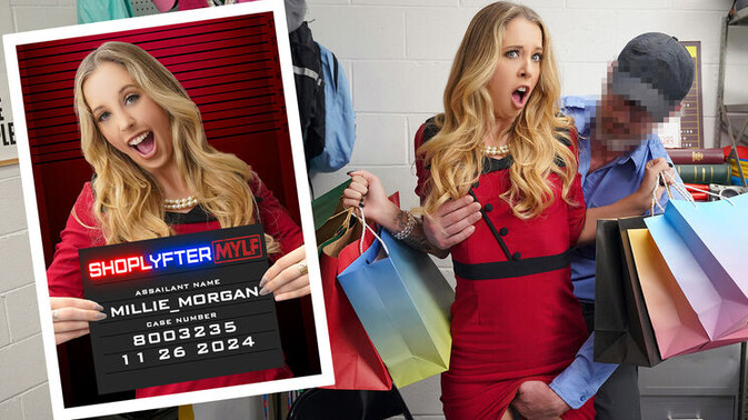 ShopLyfter MYLF - Mike Mancini - Millie Morgan - 8003235 - Skinny Blonde Gets Facial / 26.11.2024