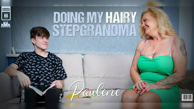 Mature.nl - Paulene - Petr the Boy - Hairy Mature Paulene Enjoys Hardcore Sex with Toyboy Petr / 18.05.2023