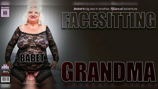 Mature.nl - Roberto - Babet - Curvy Hungarian Granny Babet Sits on Roberto's Face / 27.04.2023