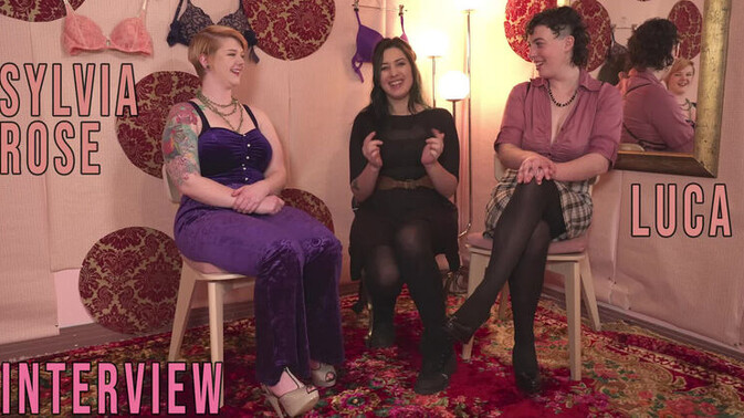 Girls Out West - Luca - Sylvia Rose - Pale Perfection: Luca & Sylvia Rose's Intimate Bra Fitting / 23.08.2022