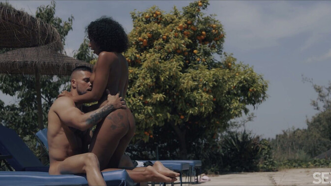 SexArt - Angelo Godshack - Romy Indy - Shaved Pussy Licking in High Heels / 22.06.2021