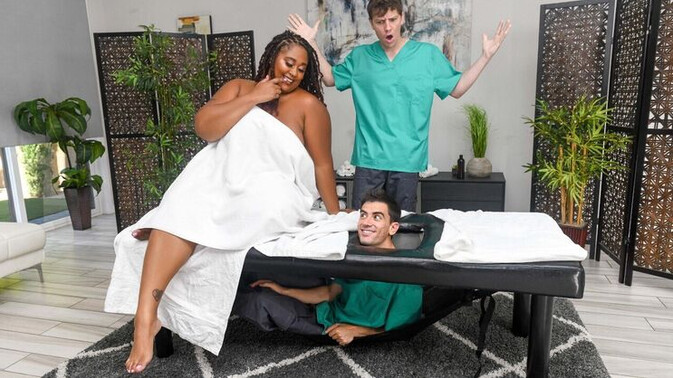 Brazzers - Jordi El Niño Polla - Dallas Playhouse - Sneaky Blowjob from the Masseur / 07.08.2022