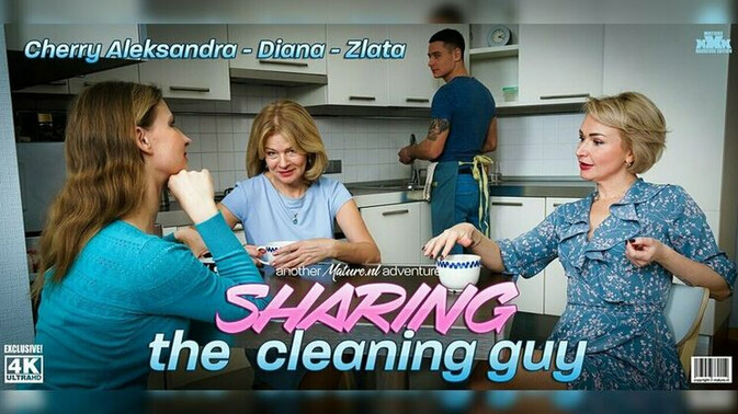 Mature.nl - Diana - Zlata - Cherry Aleksandra - Pimpa'l Bill - Three Hot Housewives Take Turns on One Thick Cock! / 13.04.2023