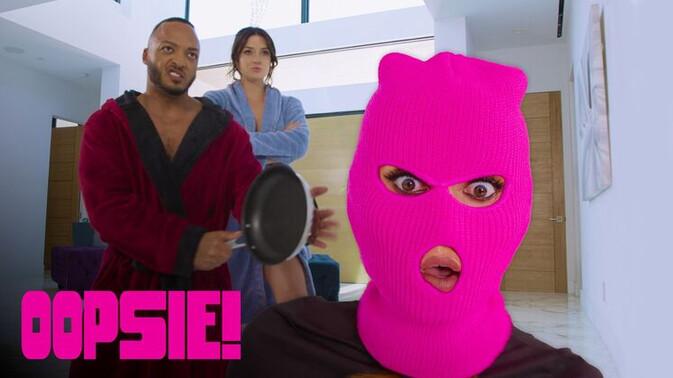 Oopsie! - Korra Del Rio - Charlotte Sins - Dillon Diaz - Dillon's Shemale Heist / 21.07.2022