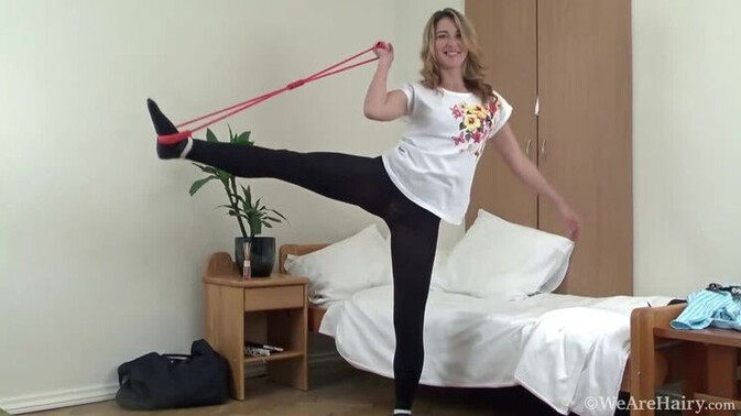 We Are Hairy - Melisa - Blonde Beauty Melisa's Naked Solo Striptease / 20.05.2021