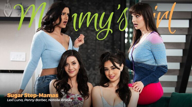 Girlsway - Lexi Luna - Natalie Brooks - Penny Barber - Interracial Lesbian Stepmama Frenzy / 30.03.2024