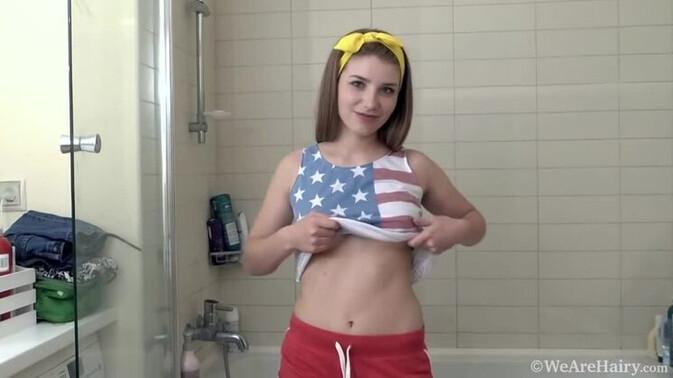 We Are Hairy - Gunita - Bathroom Strip Tease with Gunita / 14.05.2021