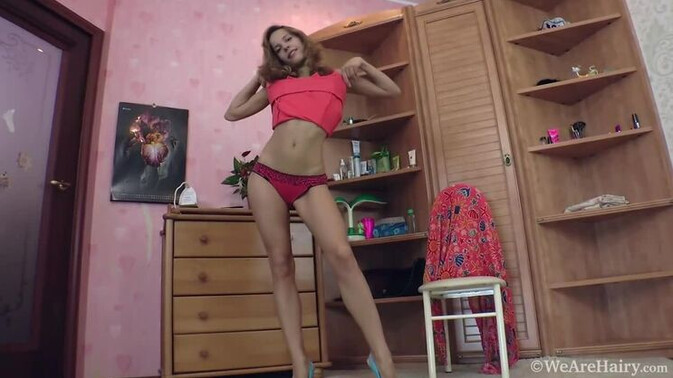 We Are Hairy - Constanse Dennie - Mimi Lea's Hairiness & Small Tits in Lingerie / 11.05.2021