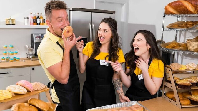 Brazzers - Van Wylde - Lily Lou - Maddy May - Deepthroat Duo: Big Cock and Natural Tits / 20.05.2022