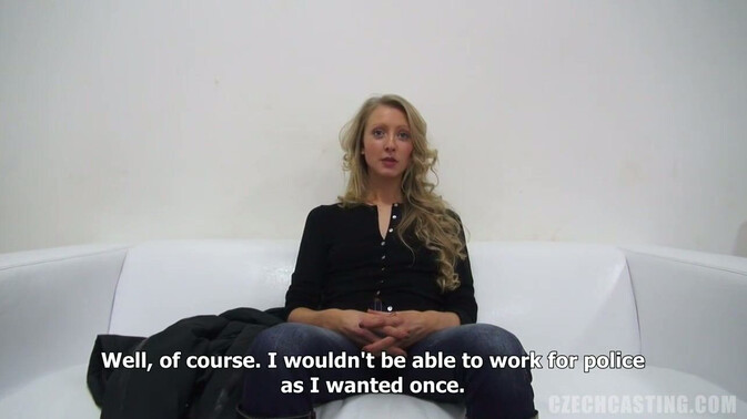 Czech Casting - Blonde Beauty Eva's Czech Casting Call / 09.05.2021