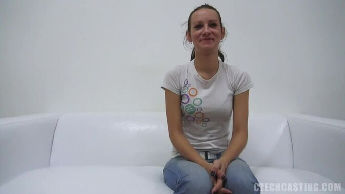 Czech Casting - Sarka - European Brunette Sarka Strips Solo / 06.05.2021