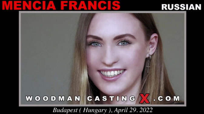 Woodman Casting - Mencia Francis - Young and Skinny Mencia Francis Takes It All / 29.04.2022