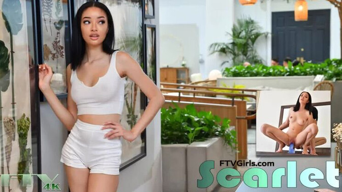 FTV Girls - Scarlet - First Timer Frenzy: Scarlet's Solo Webcam Play / 03.05.2021