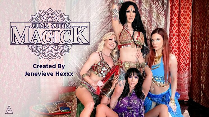 Model Time - Ariella Ferrera - Jayden Cole - Serene Siren - Jenevieve Hexxx - Curvy Latinas in Magic Lesbians / 17.04.2021