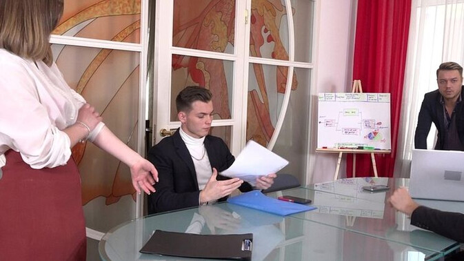 NRX Studio - Willy Regal - Mia Piper - Tommy Gold - Nick Whitehard - Mia Piper's Office Orgy: Ass Licking and Cum Swallowing! / 18.04.2021