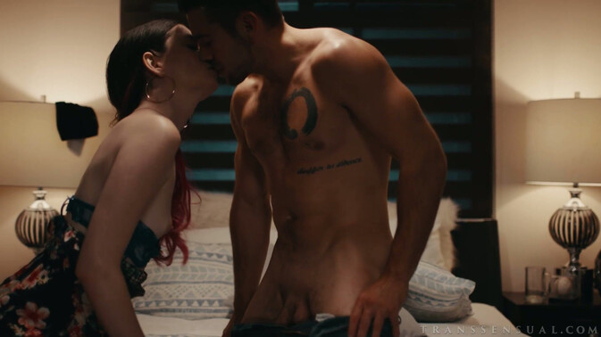 Trans Sensual - Dante Colle - Natalie Stone - Dante Colle's Big Cock in Natalie Stone's Ass, Mouth, and Pussy / 25.03.2022