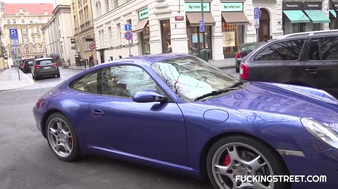 Fucking Street - Blonde Bombshell with Tattoos Fucked / 10.04.2021