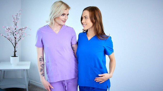 All Girl Massage - Diana Grace - Hyley Winters - Lesbian Massage Magic with Oiled Bodies / 13.03.2022