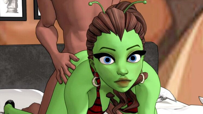 Adult Time Animation - Brunette Interracial Doggystyle Fun / 08.10.2023